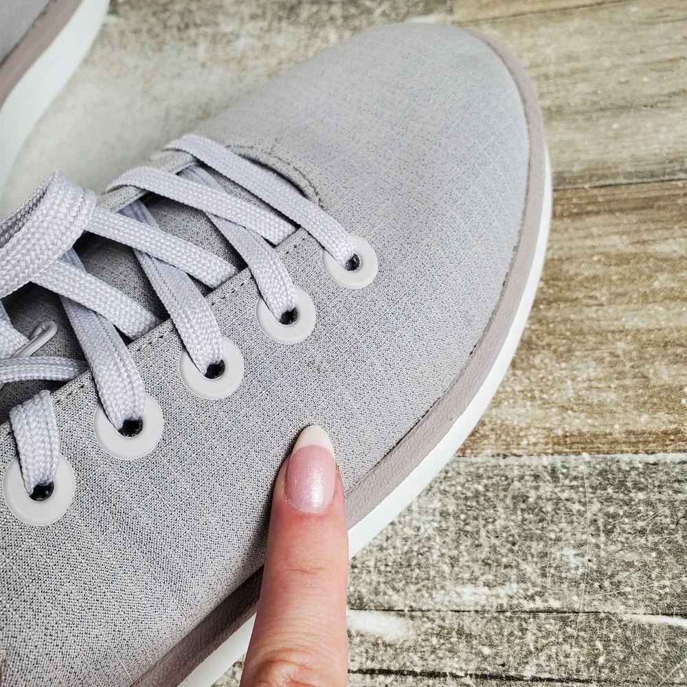 Allbirds Wool Piper Woven Womens Sz 10 W Running Pewter Gray Lace Up Sneakers